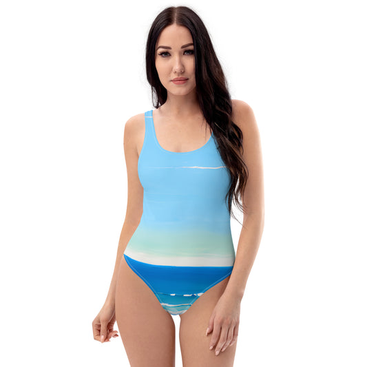 One-Piece Swimsuit - Beach 8001