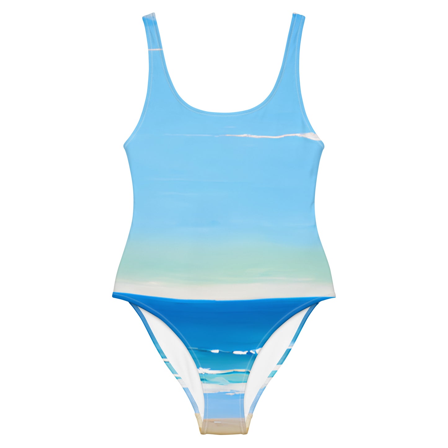 One-Piece Swimsuit - Beach 8001