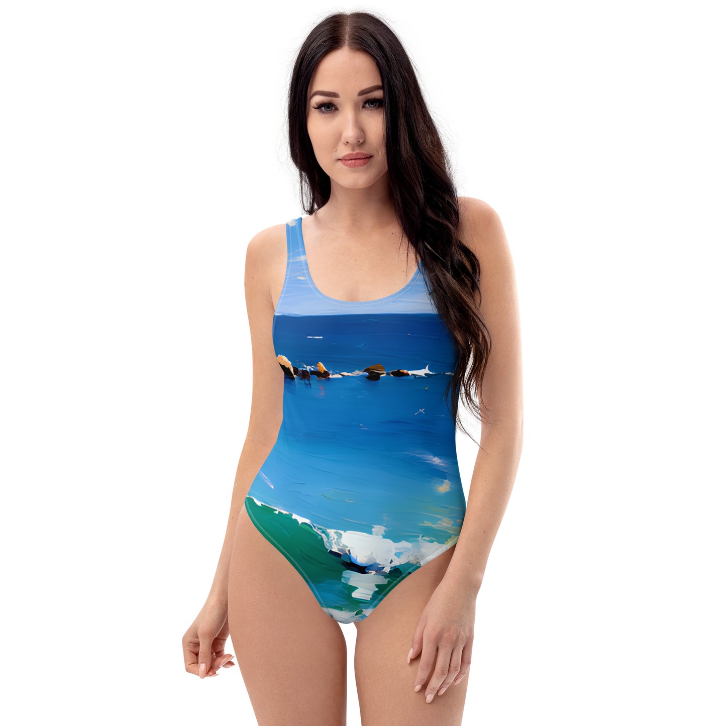 One-Piece Swimsuit - Beach 9001