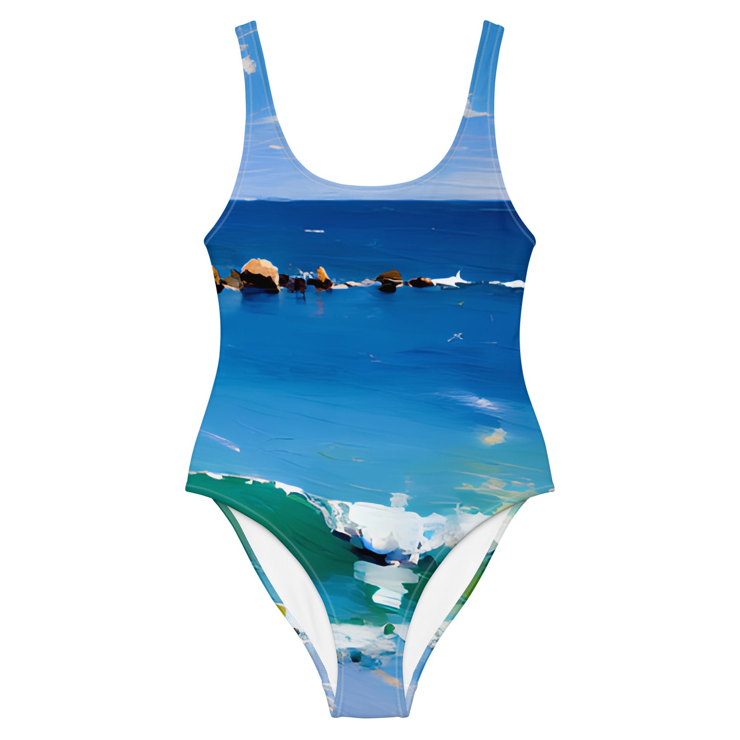 One-Piece Swimsuit - Beach 9001