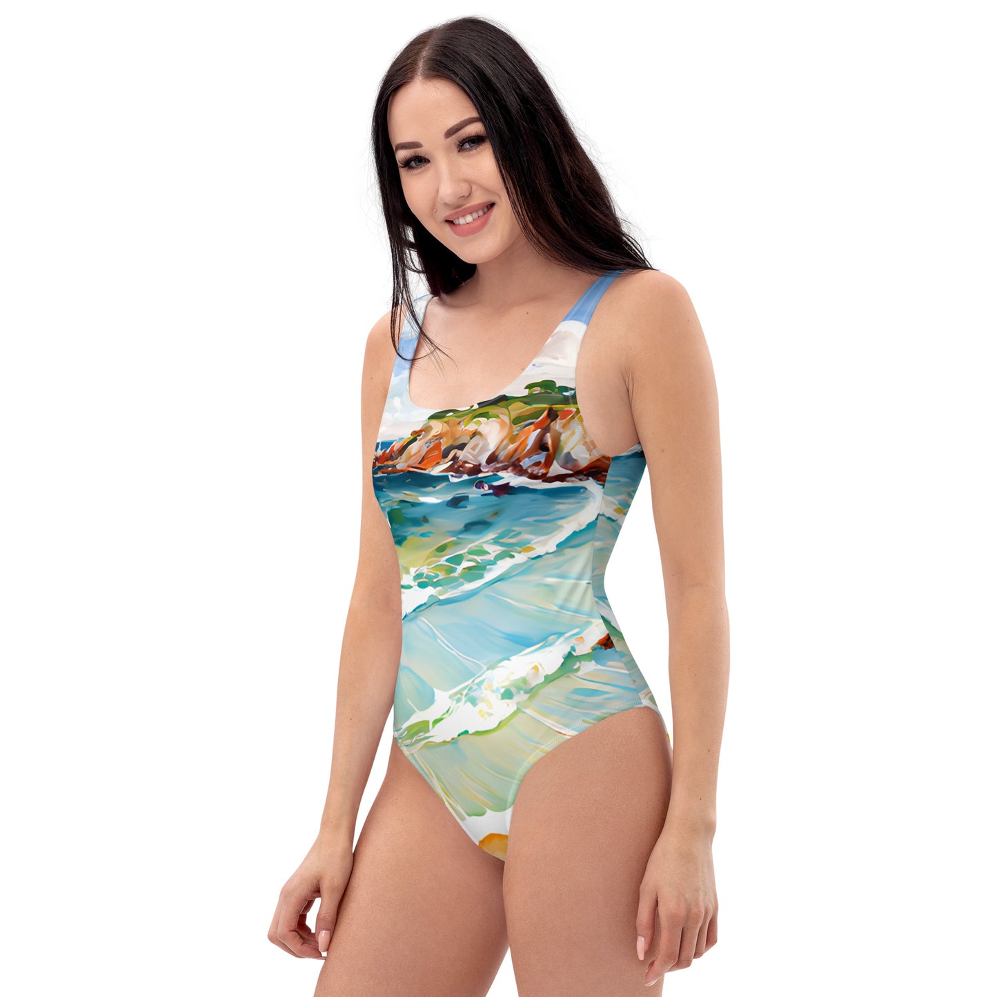 One-Piece Swimsuit - Beach 12001