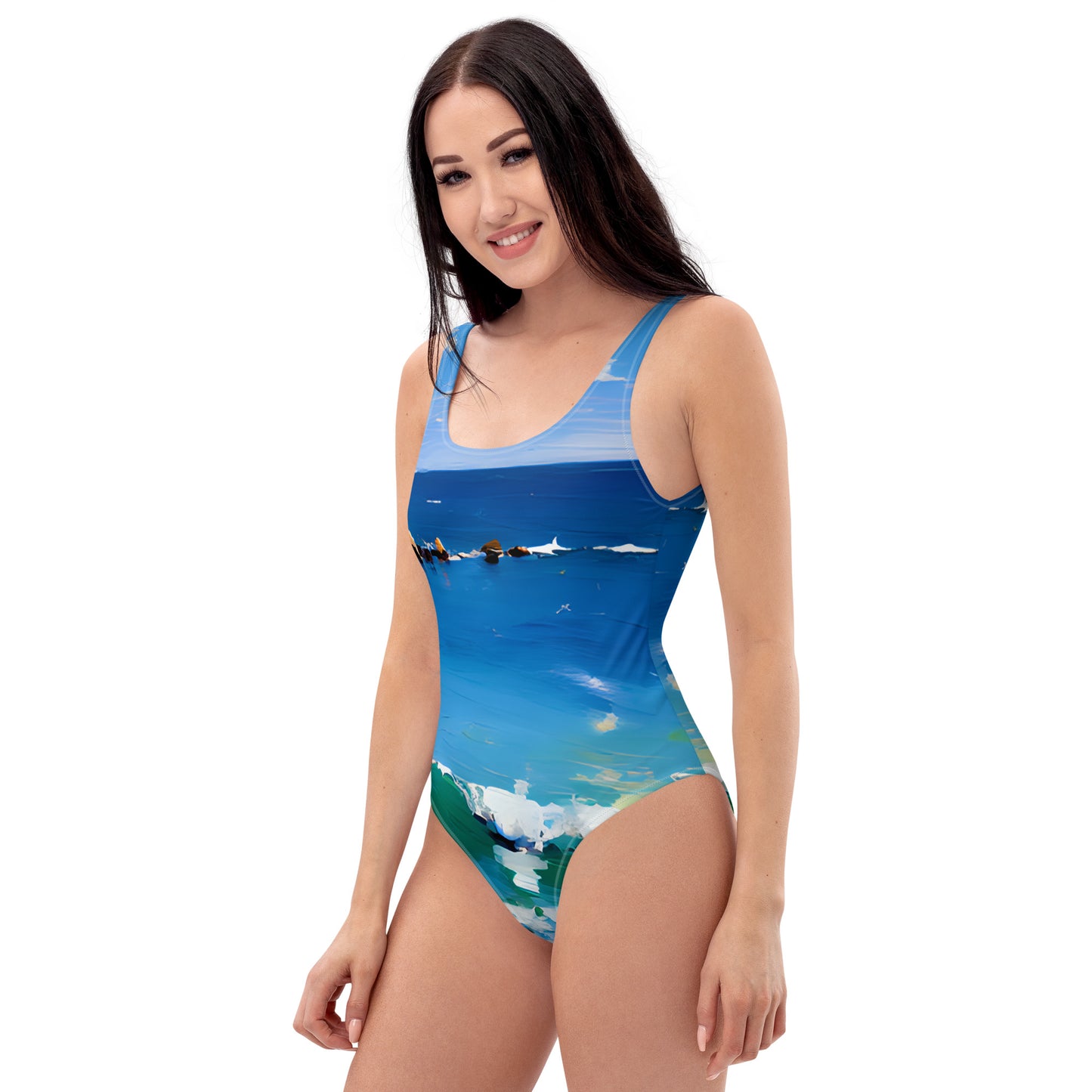 One-Piece Swimsuit - Beach 9001