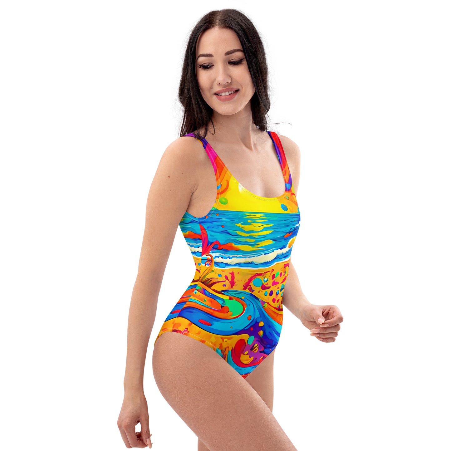 One-Piece Swimsuit - Beach 16001