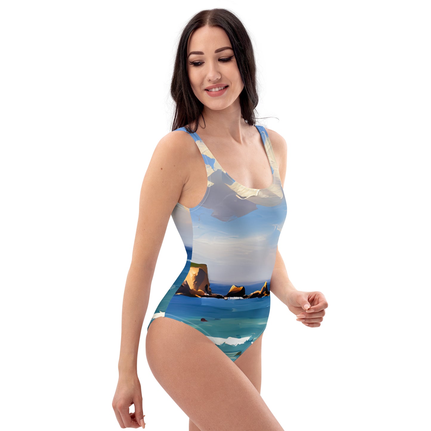 One-Piece Swimsuit - Beach 6001