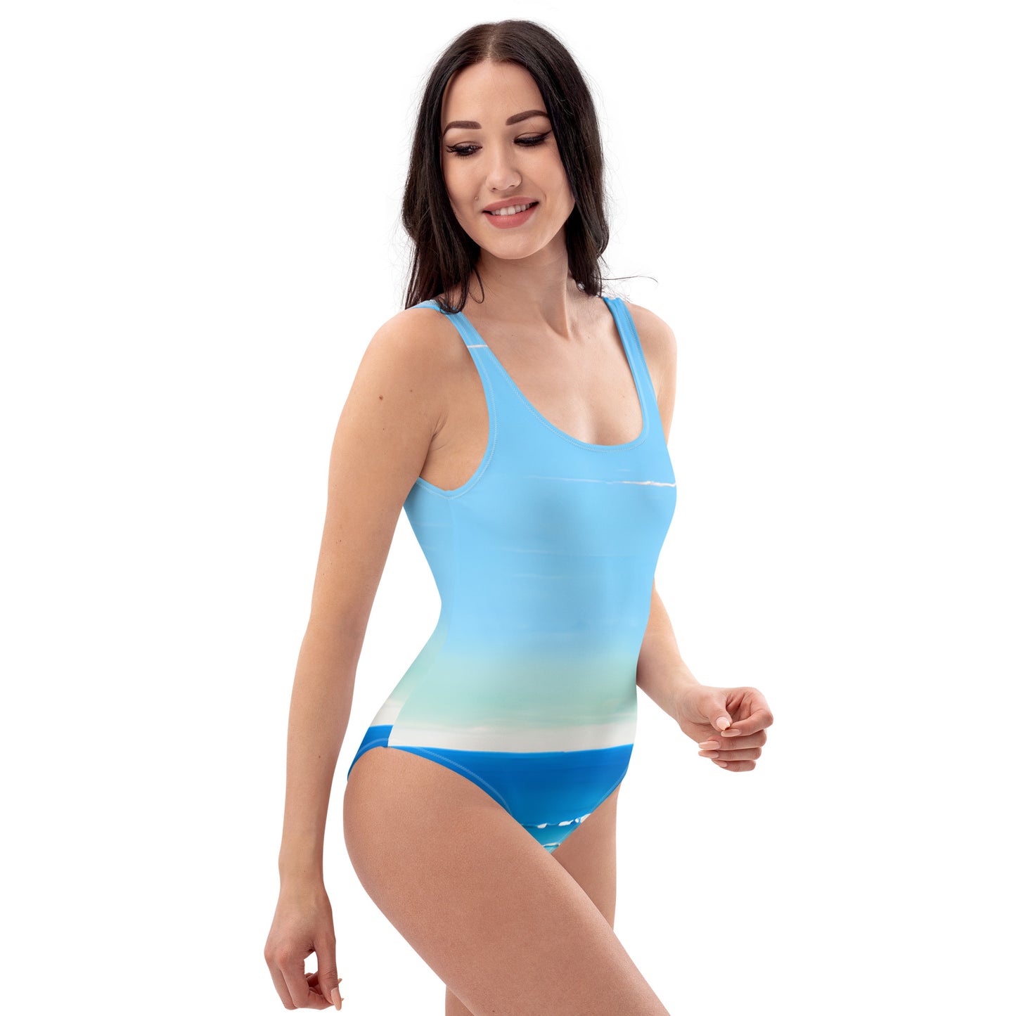 One-Piece Swimsuit - Beach 8001