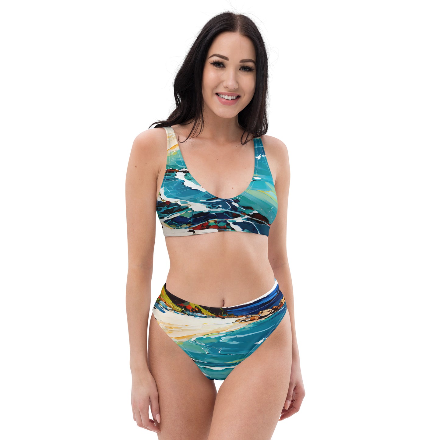 High-Waisted Bikini - Beach 11001