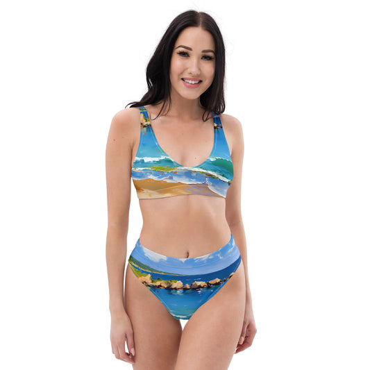 High-Waisted Bikini - Beach 9001