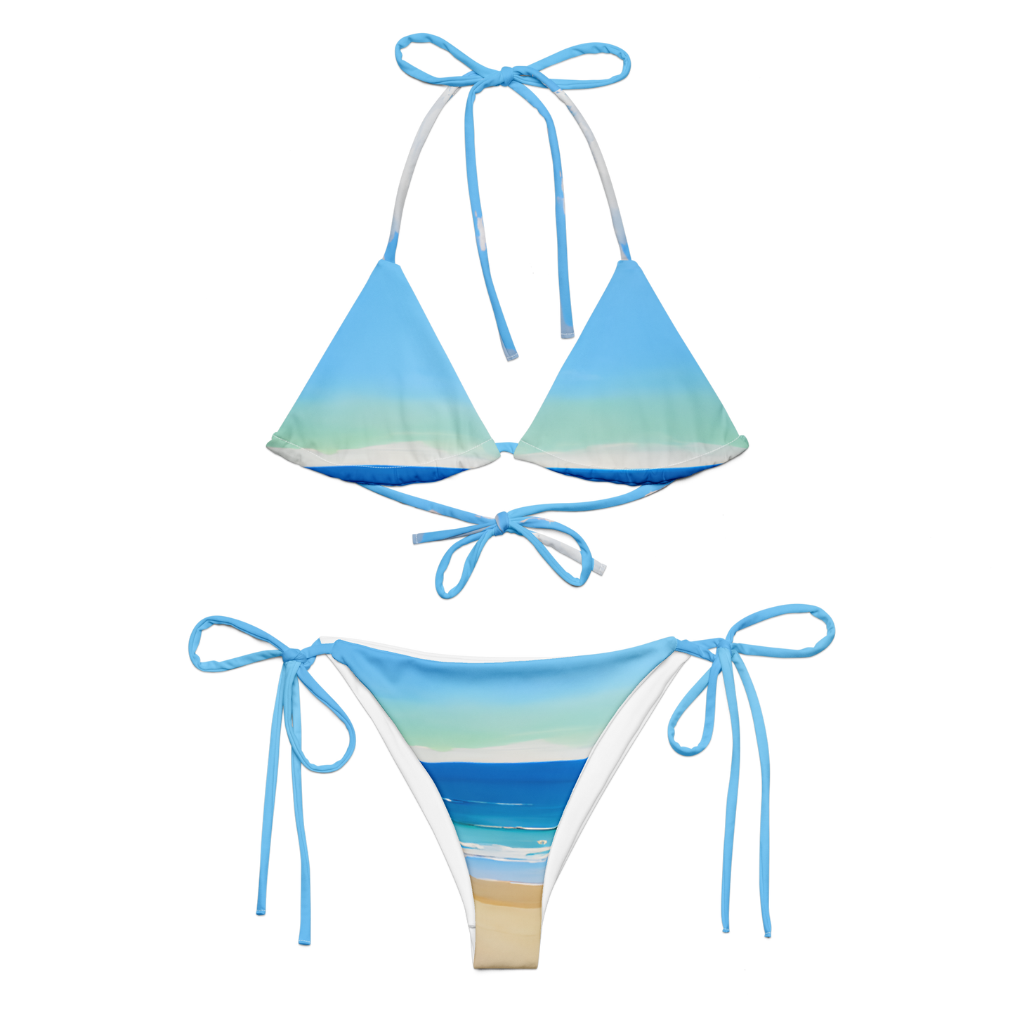 String Bikini Set - Beach 8001