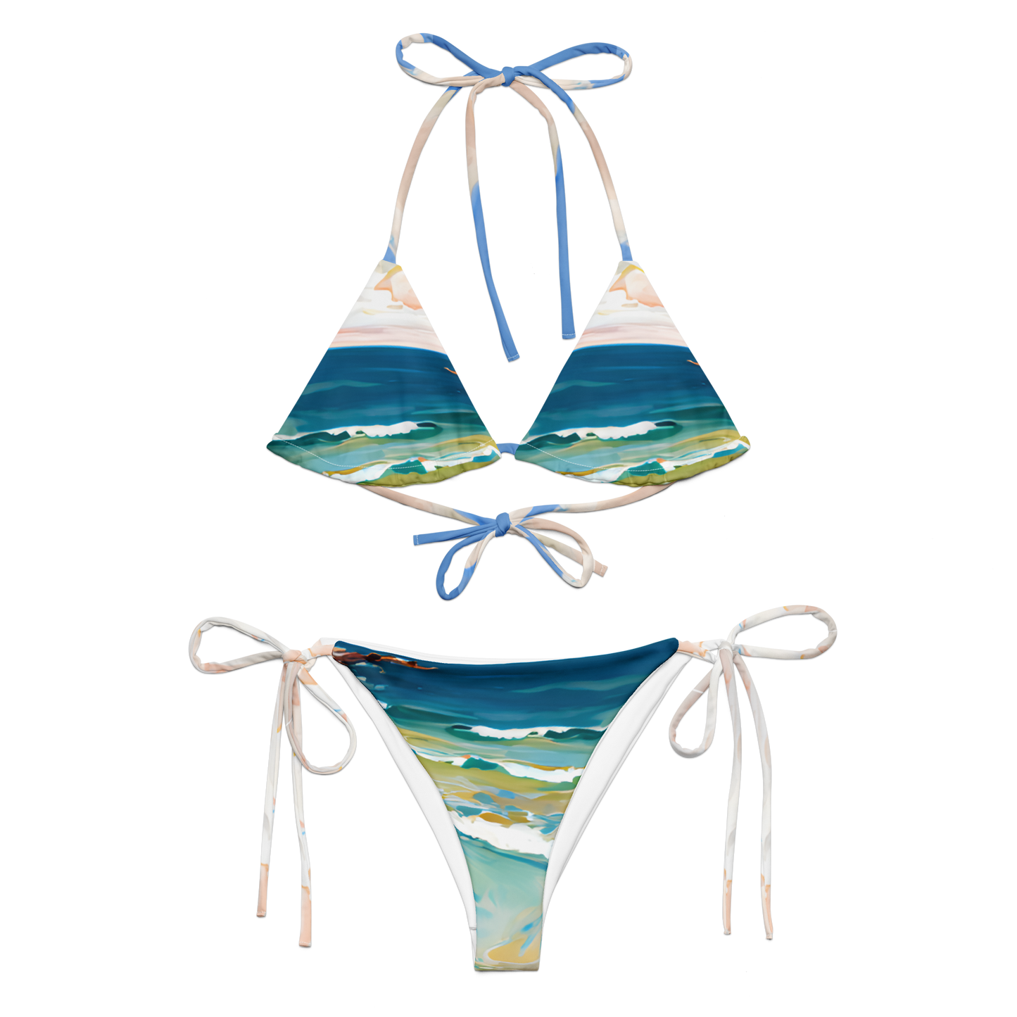 String Bikini Set - Beach 12001