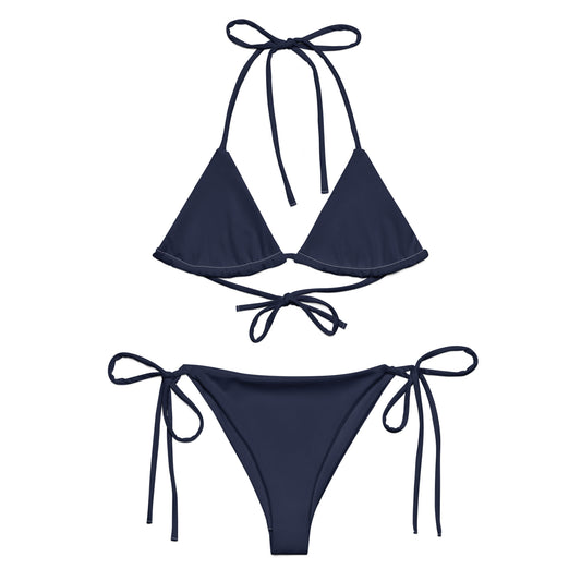 String Bikini Set - Timeless - Glamorous Navy Blue