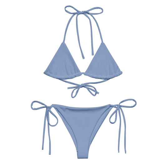 String Bikini Set - Timeless - Chambray Blue