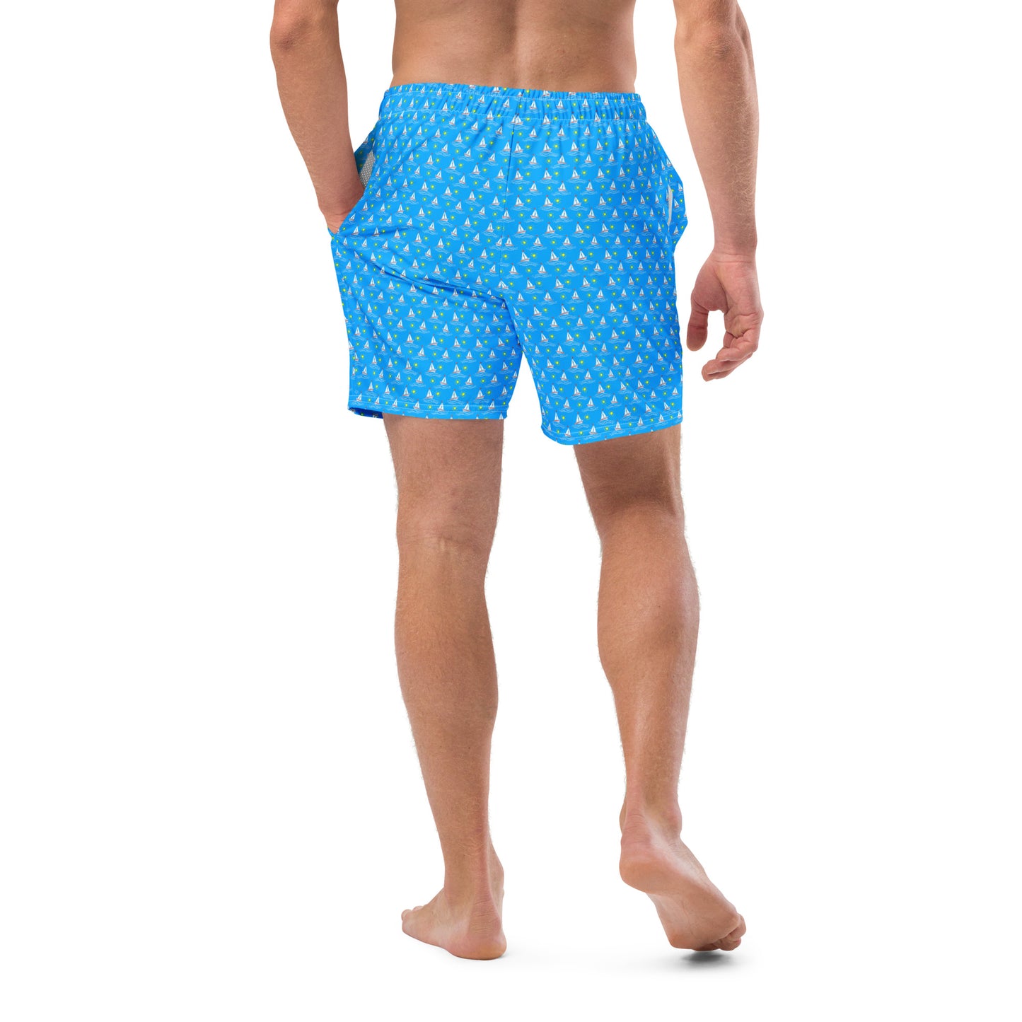 Men's Swim Trunks - Sailboats 1