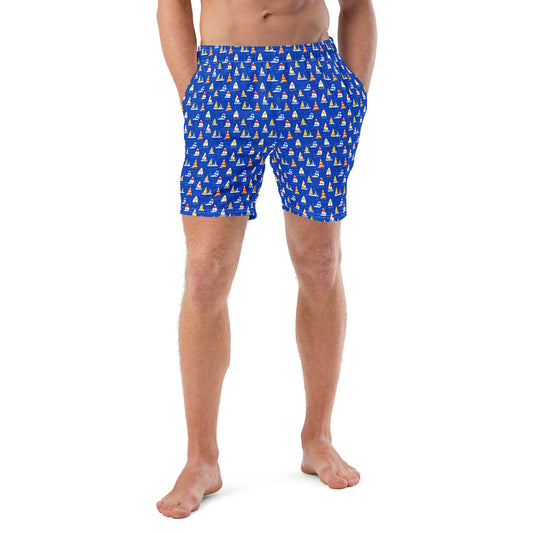 Men's Swim Trunks - Sailboats 2