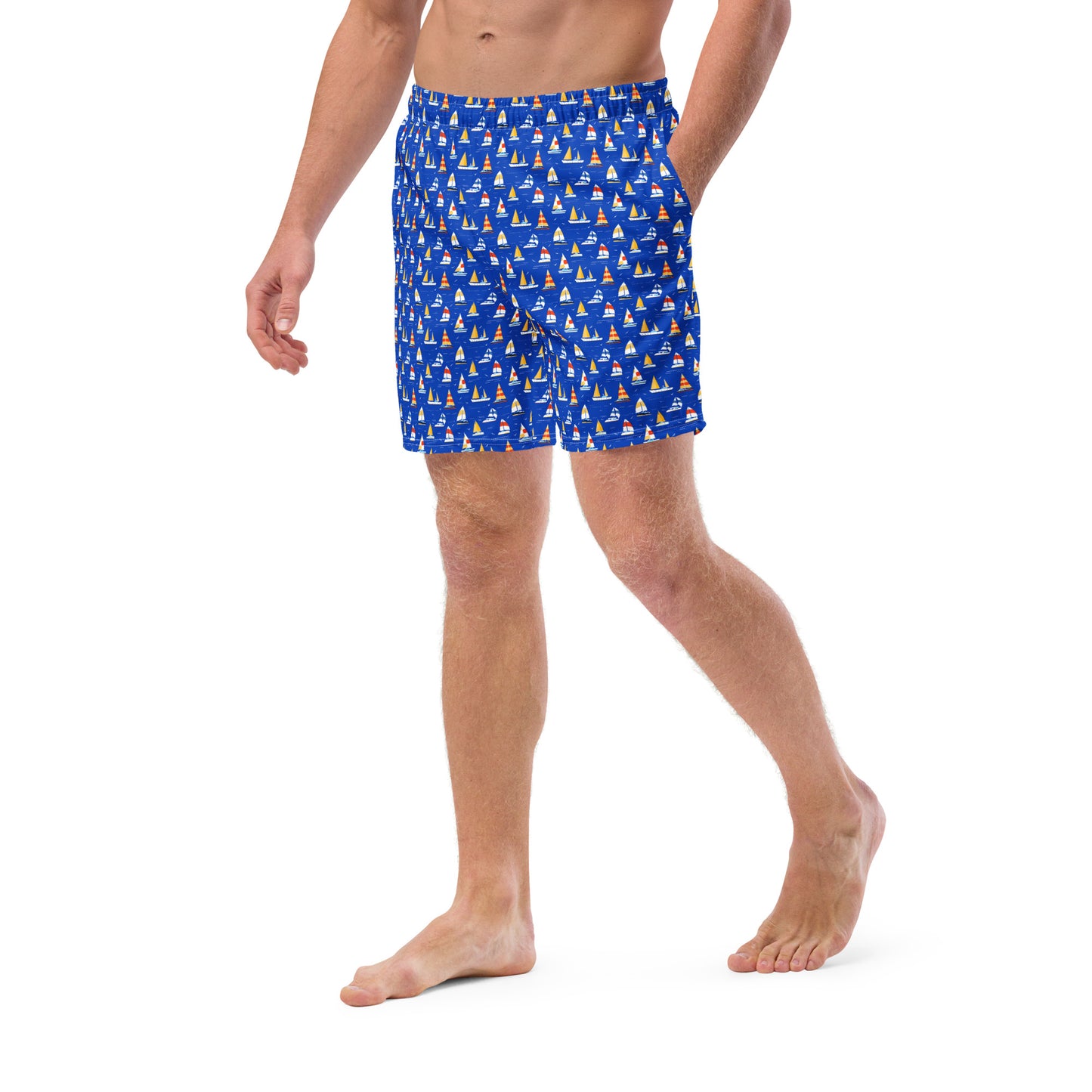 Men's Swim Trunks - Sailboats 2