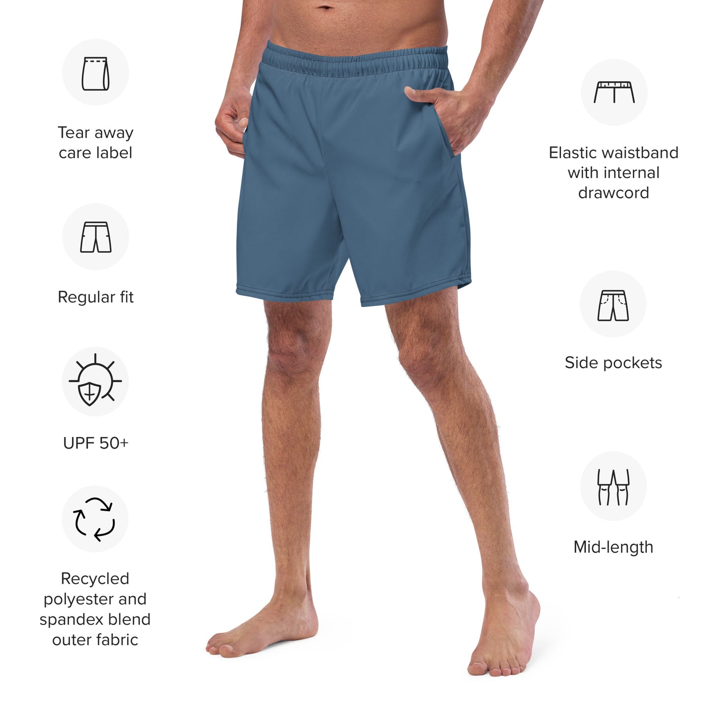 Men's Swim Trunks - Intemporal - Blue