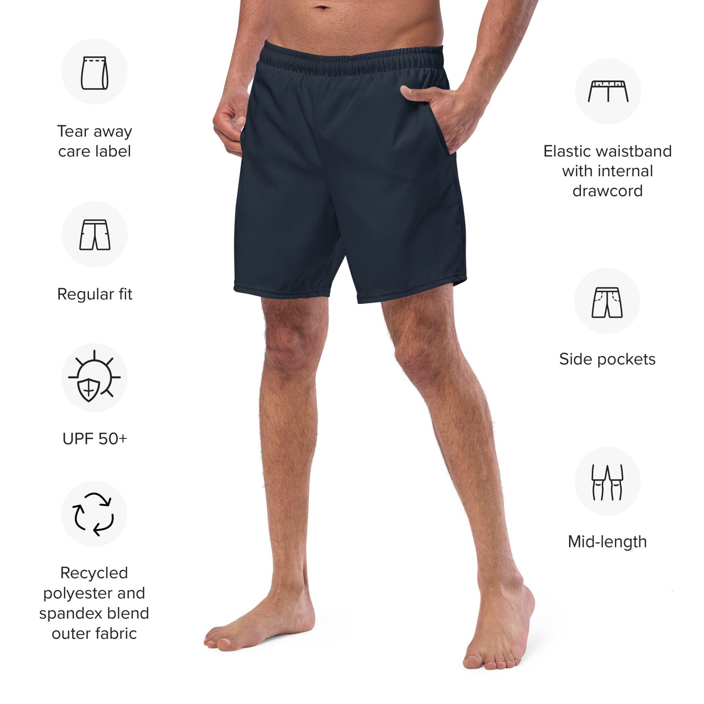 Men's Swim Trunks - Intemporal - Warm Blue