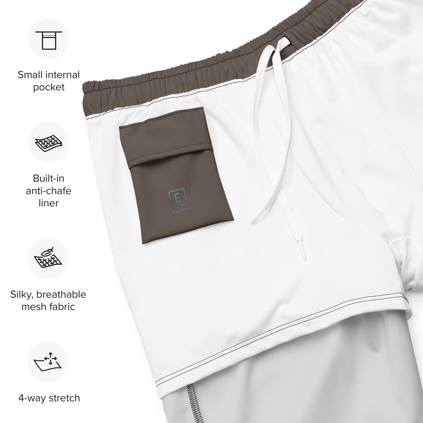 Men's Swim Trunks - Intemporal - Dark Sand