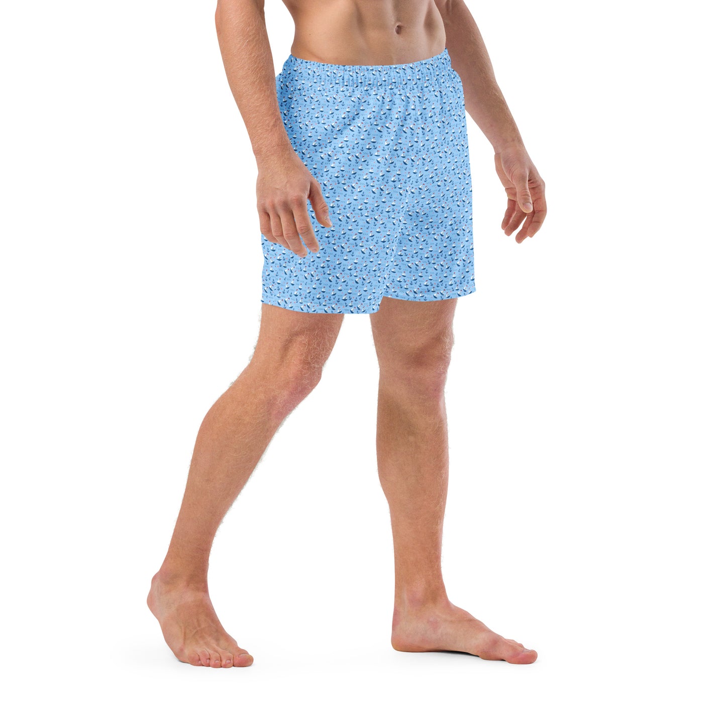 Men's Swim Trunks - Sailboats 3