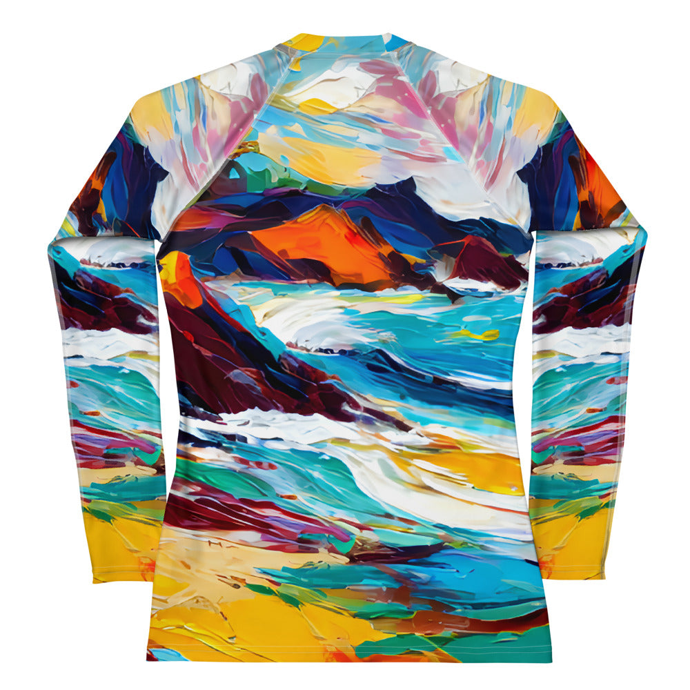 Women's Rash Guard - Beach 14001