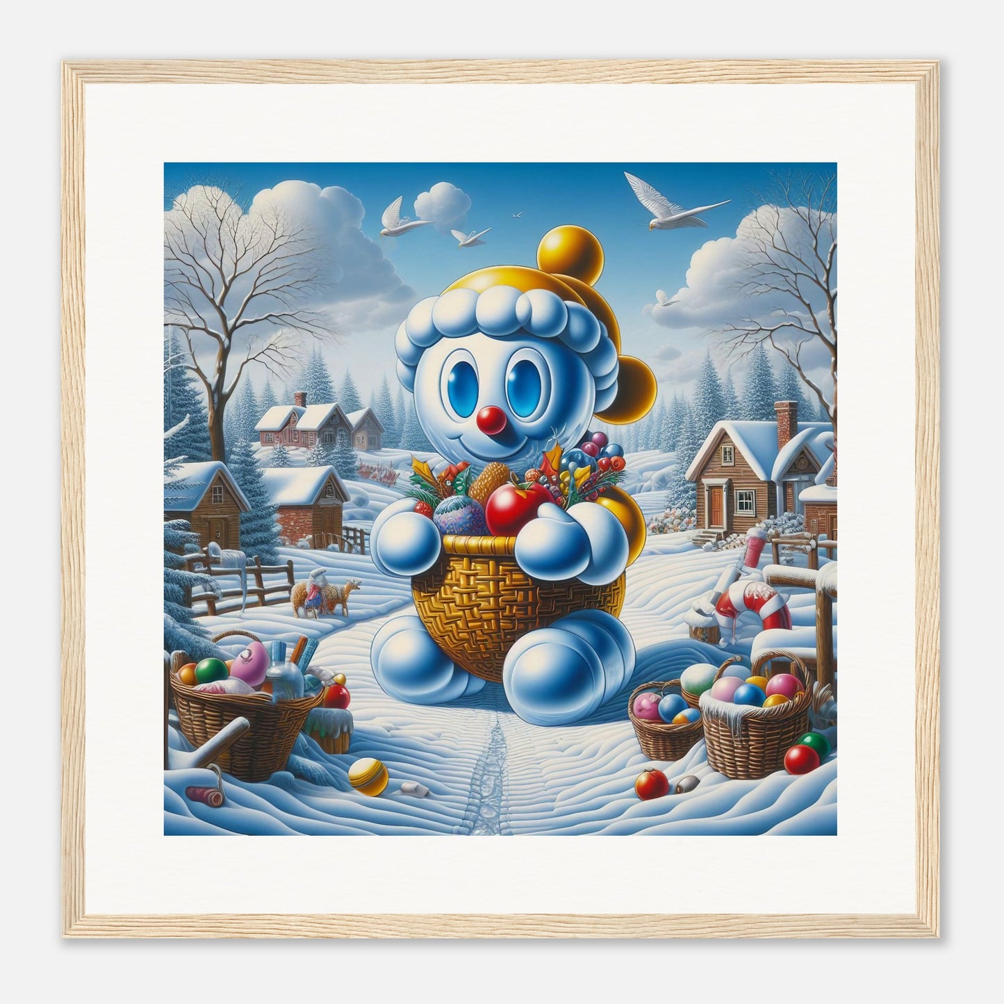 Wall Art - Winter 52 - Baby snowman