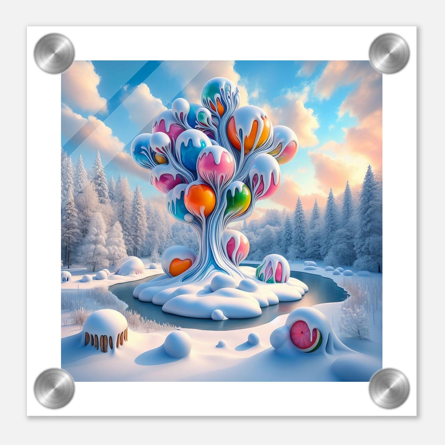 Wall Art - Winter 78 - Ball sculpture