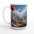 White 15oz Ceramic Mug - Valentine's Day 44