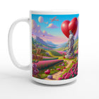 White 15oz Ceramic Mug - Valentine's Day 40