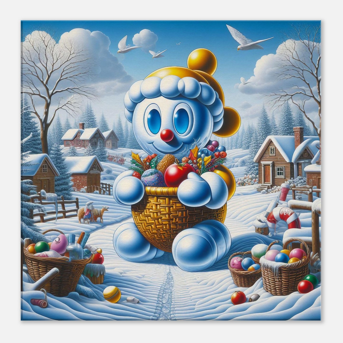 Wall Art - Winter 52 - Baby snowman