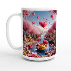White 15oz Ceramic Mug - Valentine's Day 27