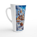 White Latte 17oz Ceramic Mug - Winter 115