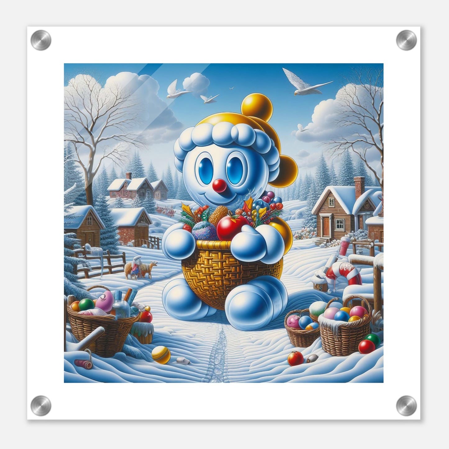 Wall Art - Winter 52 - Baby snowman