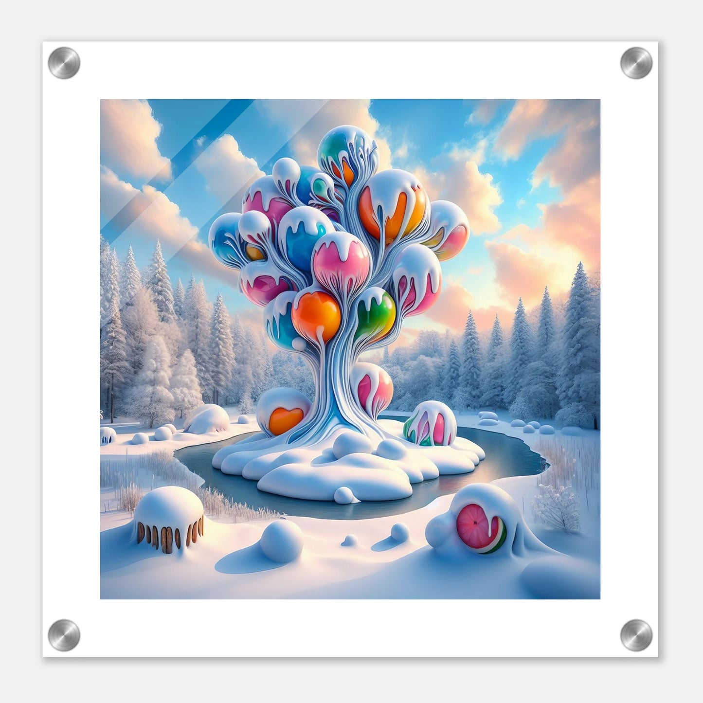 Wall Art - Winter 78 - Ball sculpture