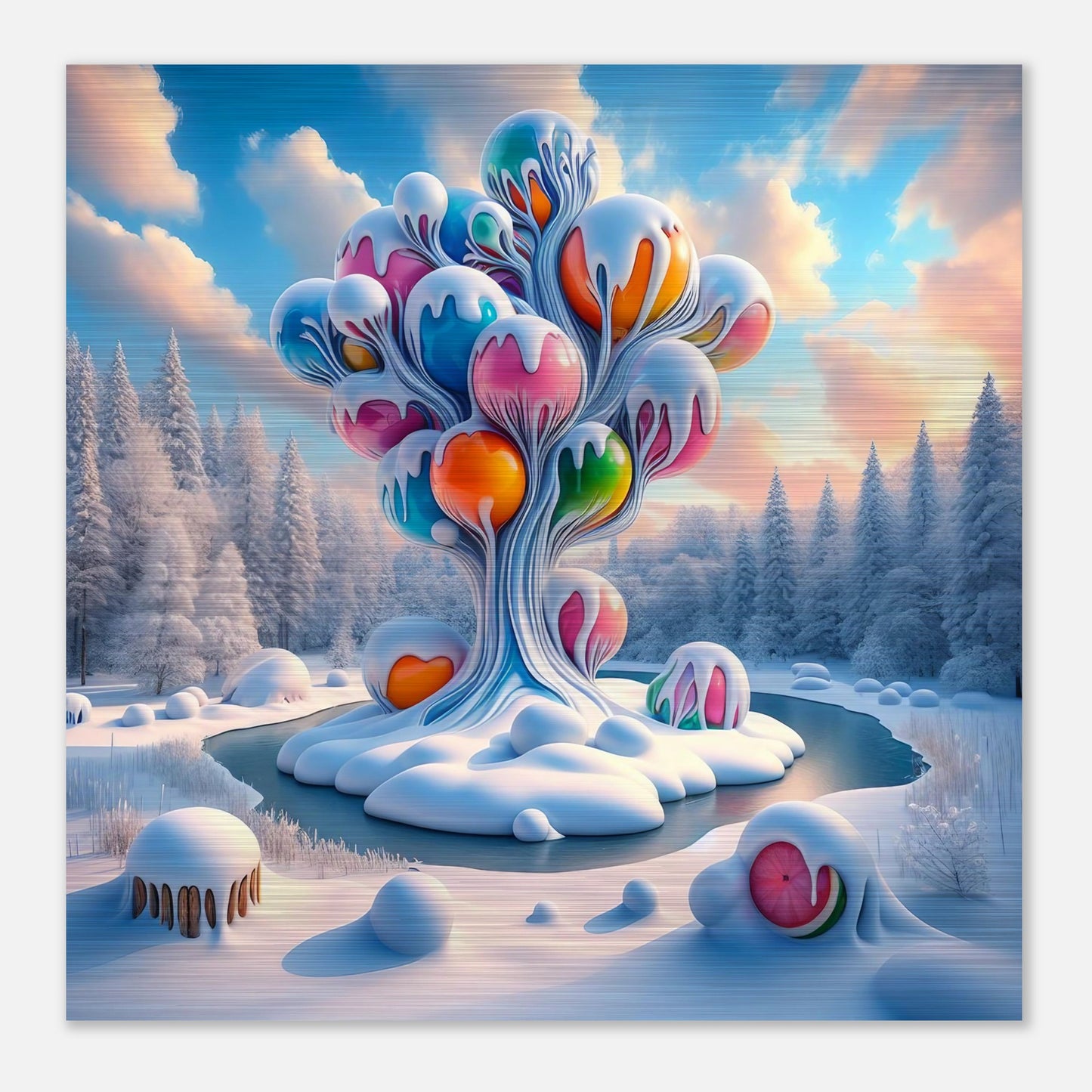 Wall Art - Winter 78 - Ball sculpture