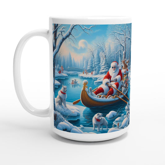 White 15oz Ceramic Mug - Winter 162