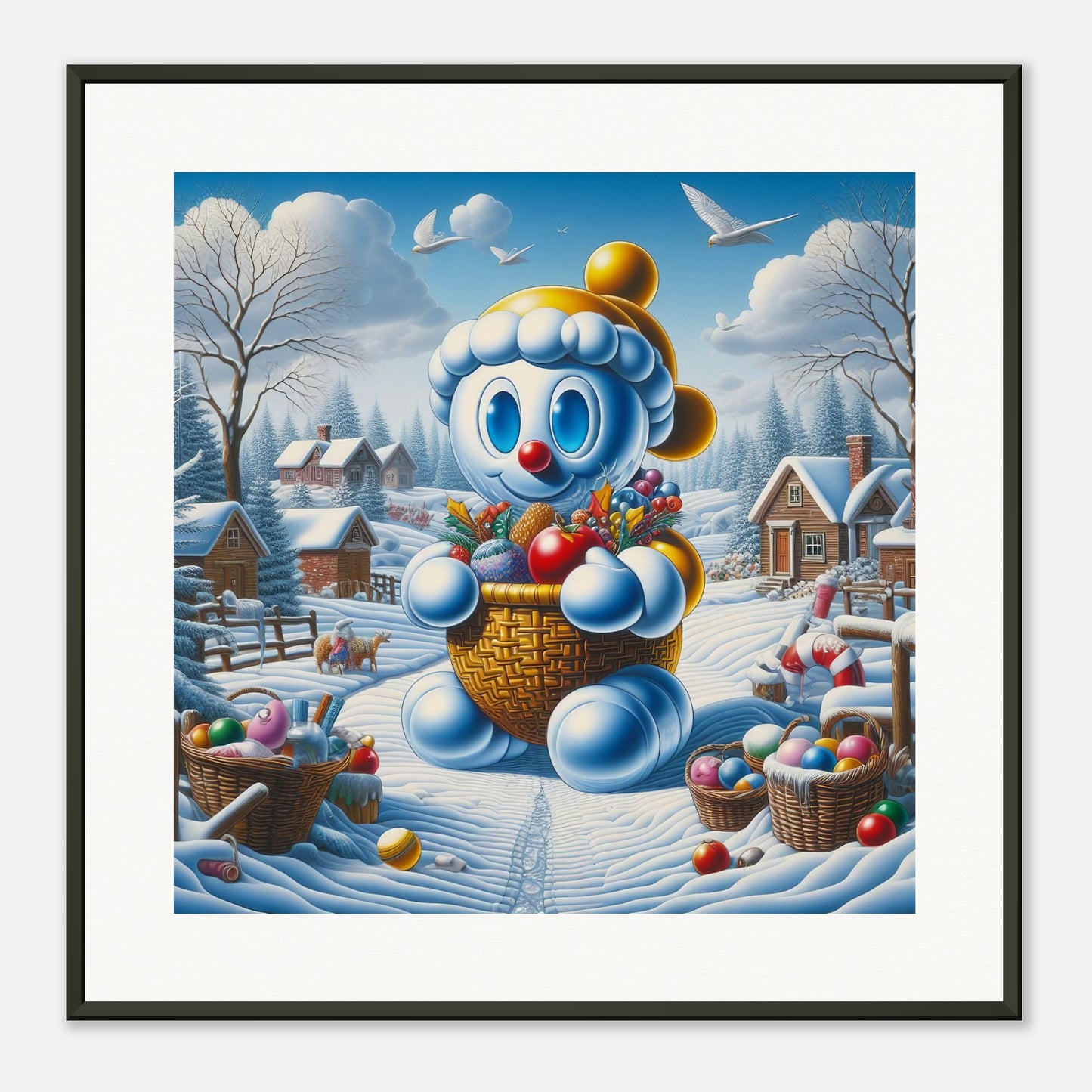 Wall Art - Winter 52 - Baby snowman