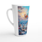 White Latte 17oz Ceramic Mug - Winter 134