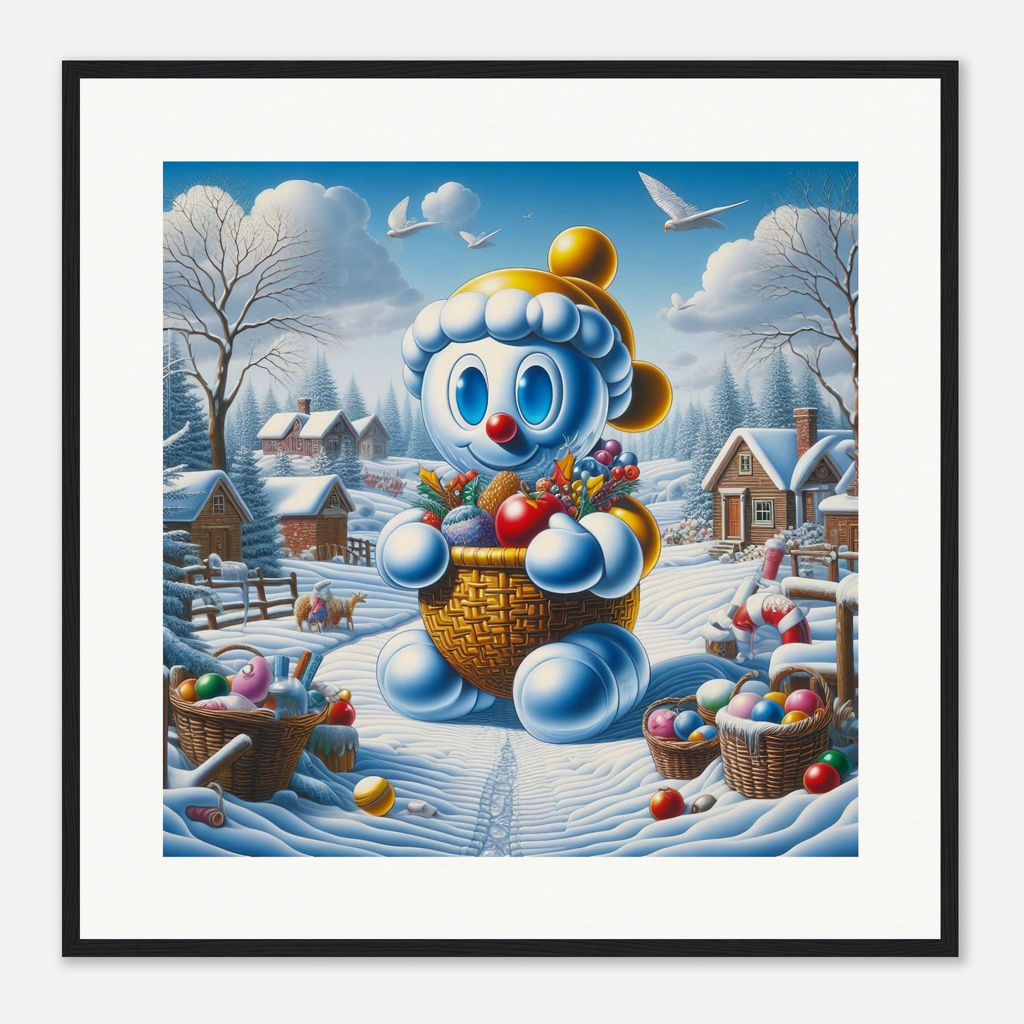 Wall Art - Winter 52 - Baby snowman