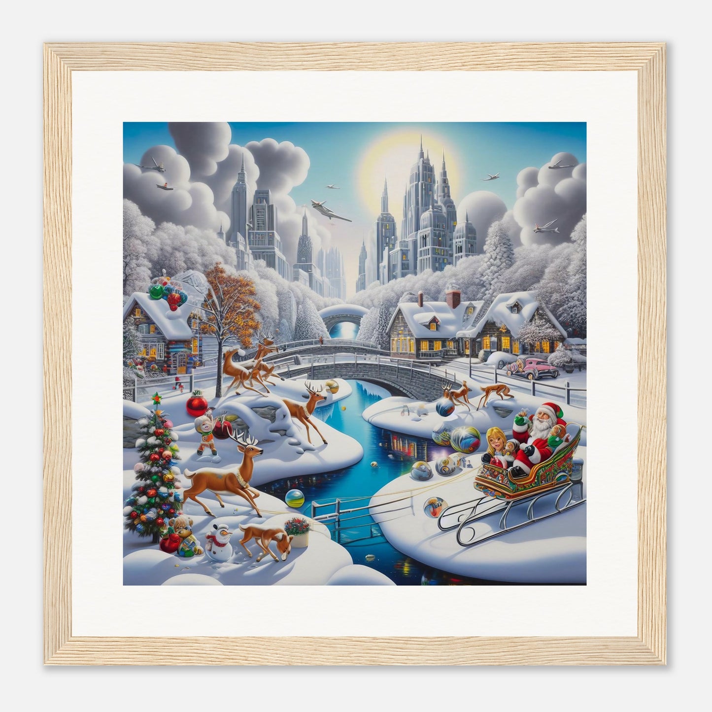 Wall Art - Winter 19 - Deer and bridges