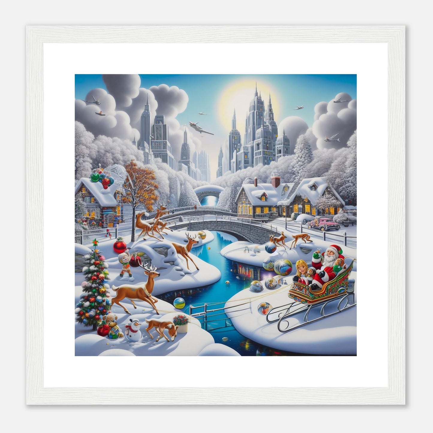 Wall Art - Winter 19 - Deer and bridges