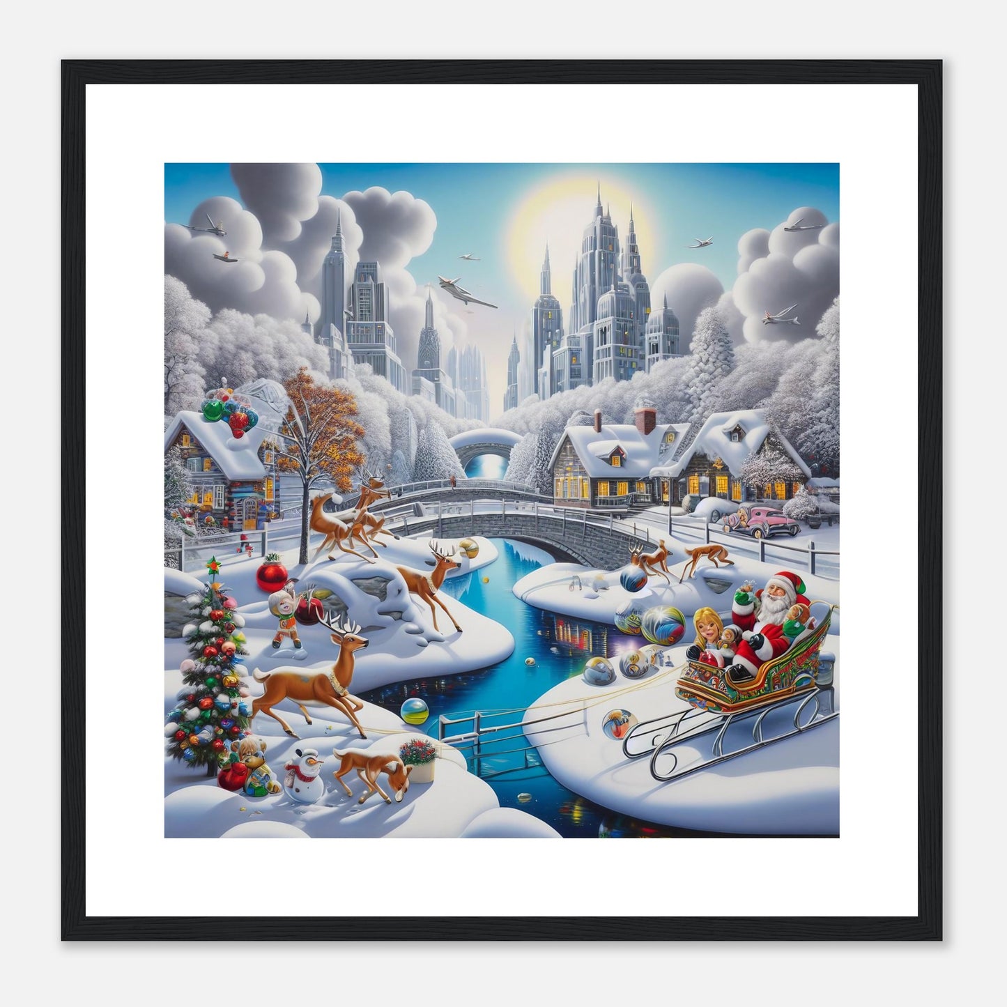 Wall Art - Winter 19 - Deer and bridges