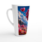 White Latte 17oz Ceramic Mug - Valentine's Day 45