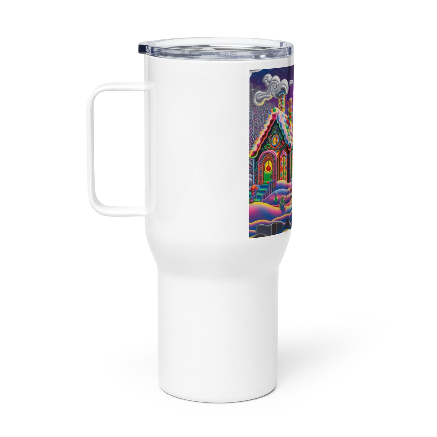 Travel mug with a handle - Neon House