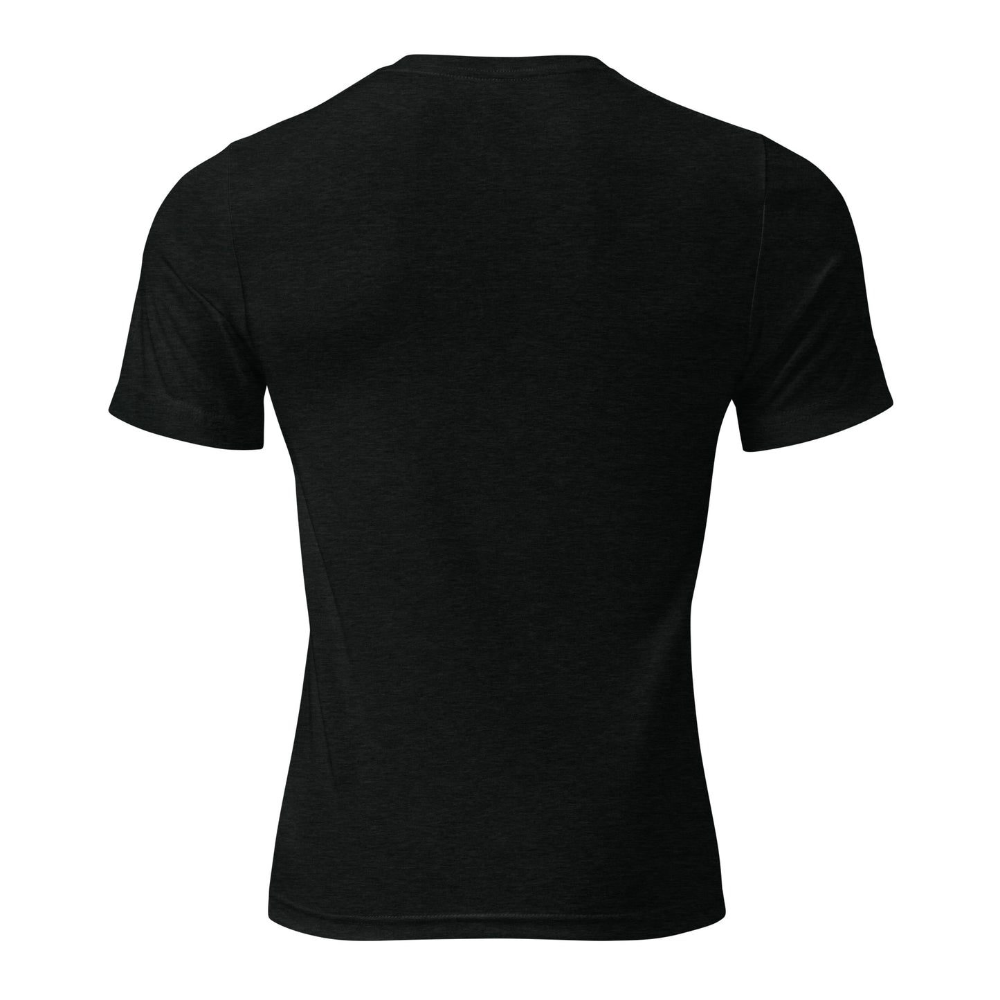 Men's Short Sleeve T-Shirt With Black Embroidered Logo On Left Shoulder