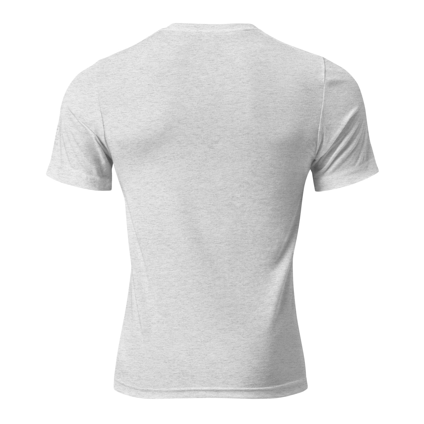 Men's Short Sleeve T-Shirt with White Embroidered Logo On Left Shoulder